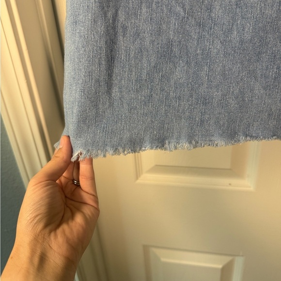 Vintage Winnie the Pooh Chambray Denim Cut Off Button up Vest Size Large - Picture 9 of 9